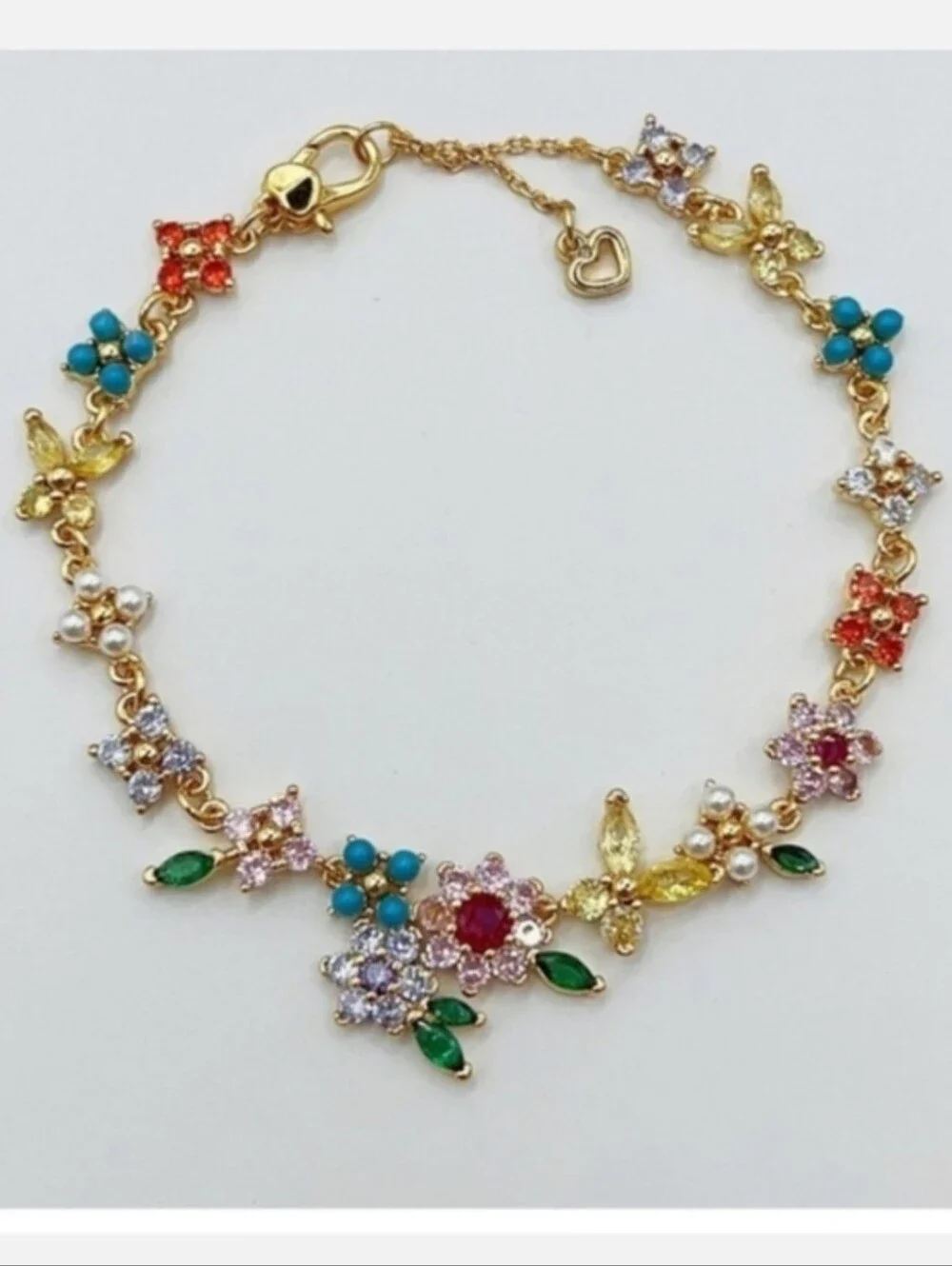 KATE SPADE • New Bloom Flower Butterfly Bracelet NWT - Picture 4 of 5